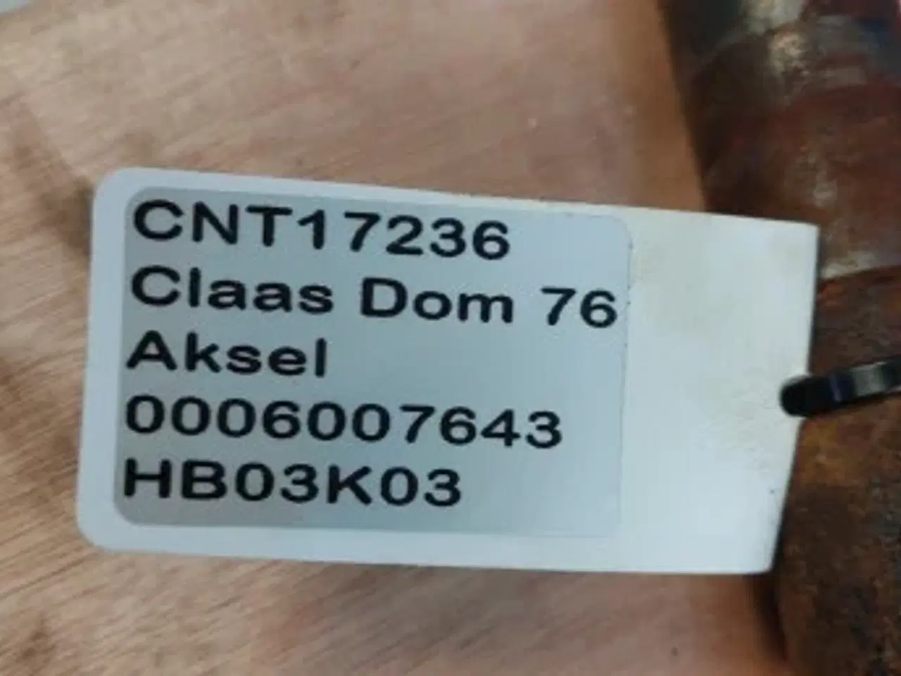 Billede 9 - Claas Dominator 76 Aksel 0006007643