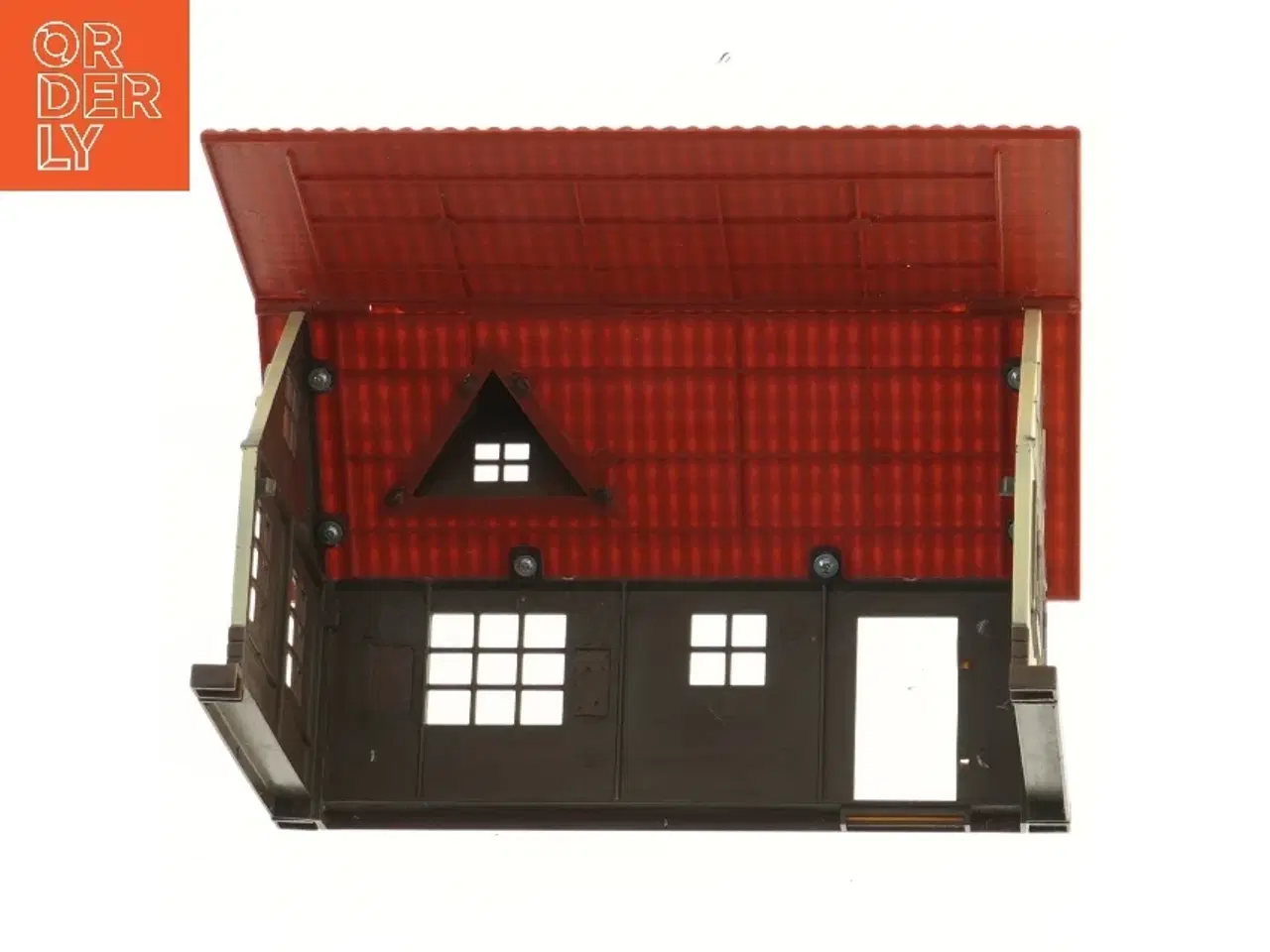 Billede 3 - Legehus med figurer (str. 24x14x15 cm)