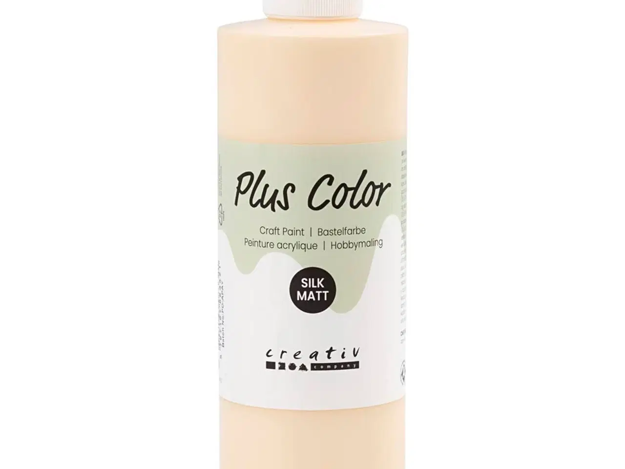 Billede 1 - Plus Color Hobbymaling, lys pudder, 250ml/ 1 fl.