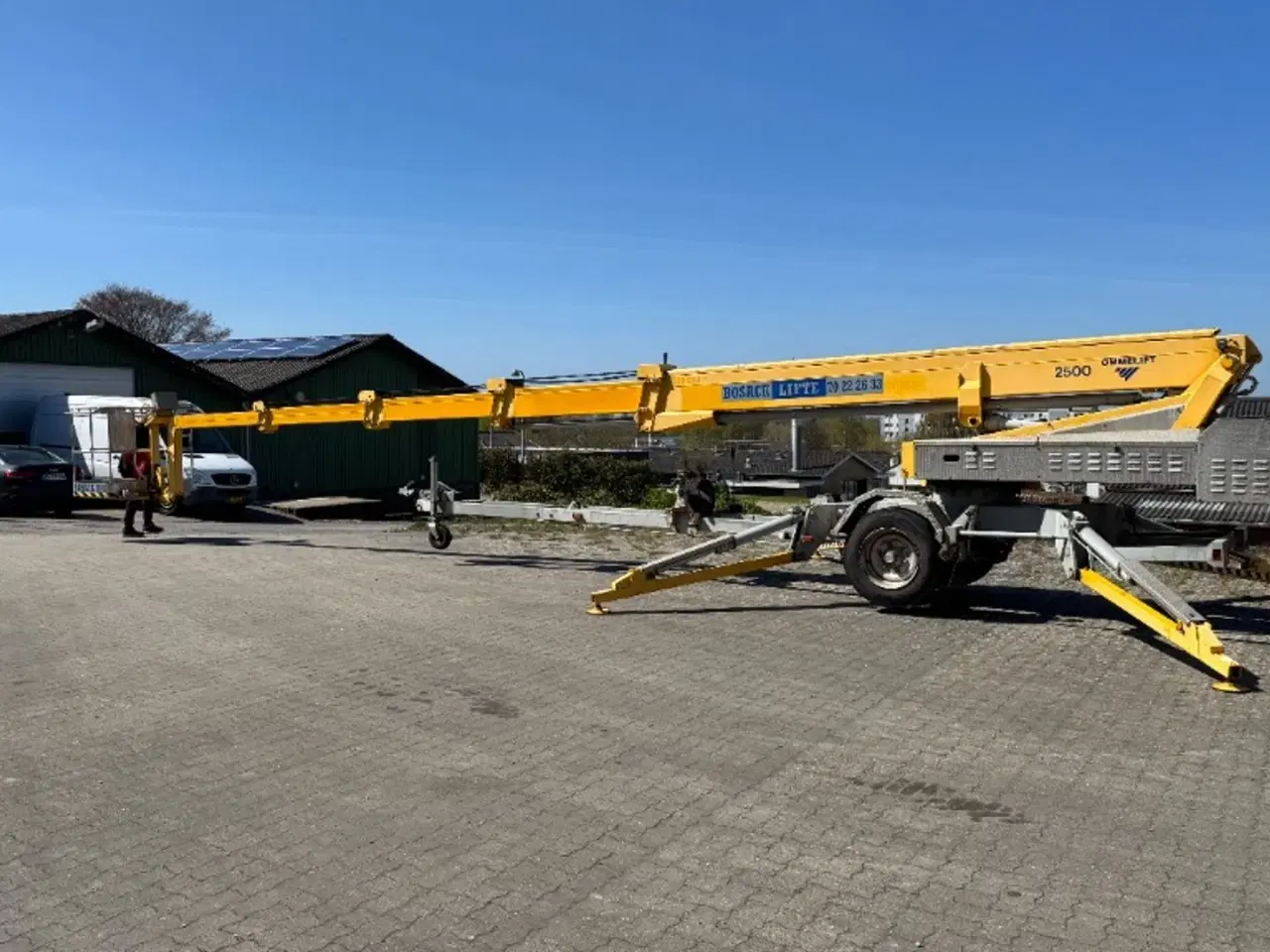Billede 2 - Omme 25m trailerlift 2500E med Honda benzinmotor