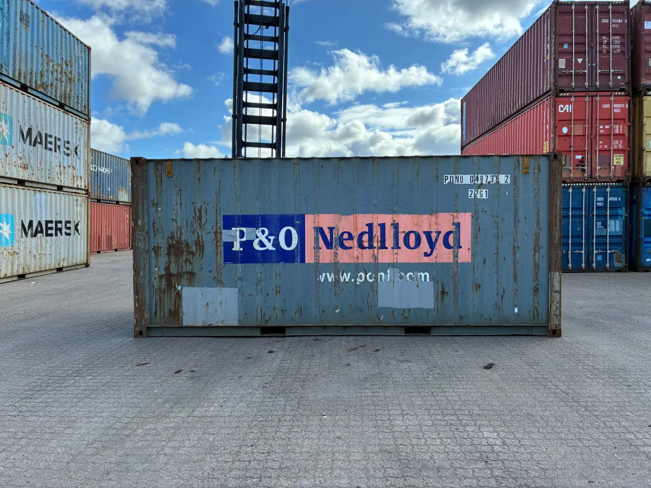 Billede 3 - 20 fods Container- ID: PONU 049738-2