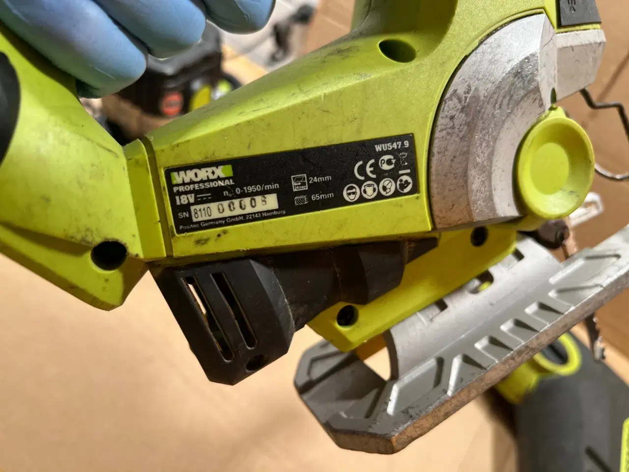 Billede 5 - Worx Professional 18V Sæt – Stiksav & Bajonetsav