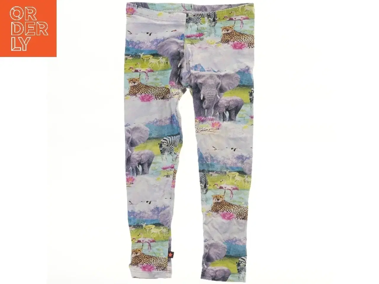 Billede 1 - Børne leggings med dyreprint fra Molo (str. 128)