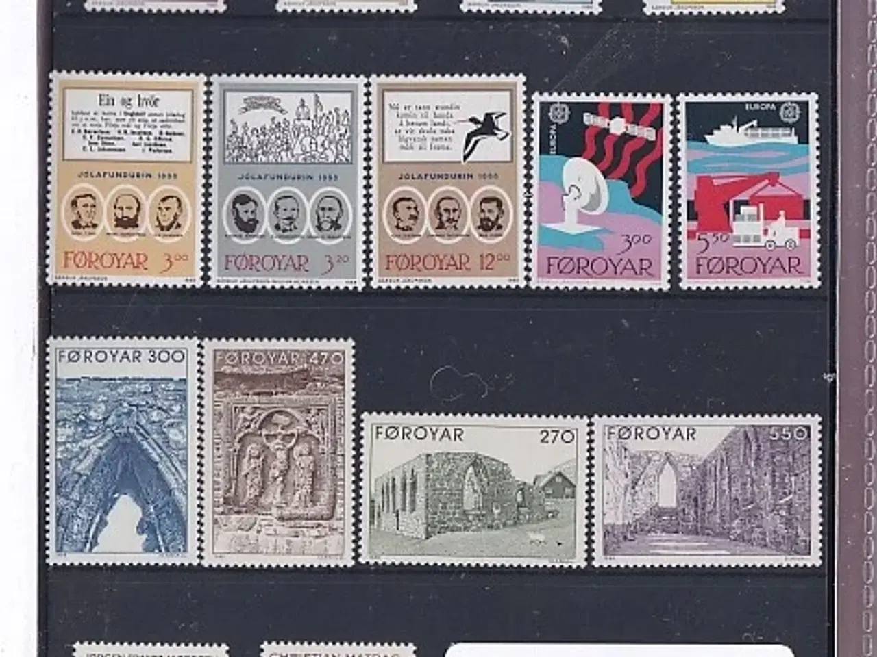 Billede 1 - Færøerne - 1988 Komplet - Postfrisk