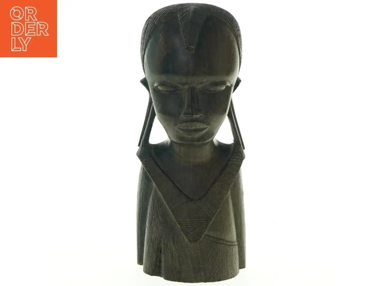 Billede 1 - Afrikansk træstøtte  (str. H. 25,5 cm)