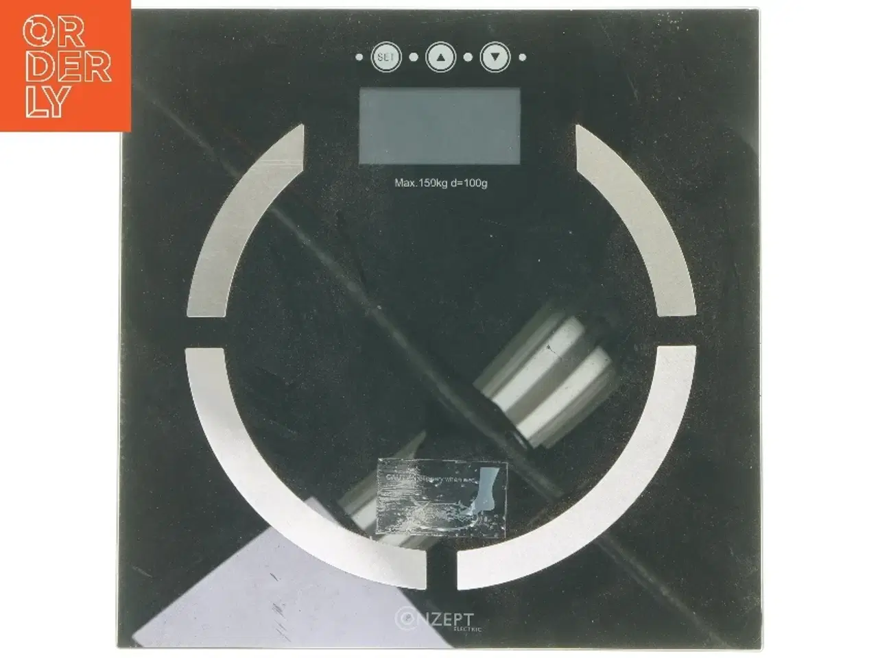 Billede 1 - Digital badevægt fra Conzept (str. 30x30 cm)