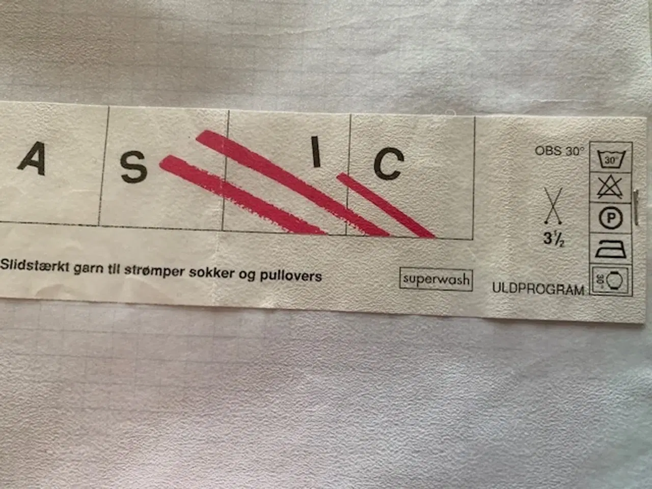 Billede 9 - 20 ngl Basic marine 75% uld 25% polyamid superwash