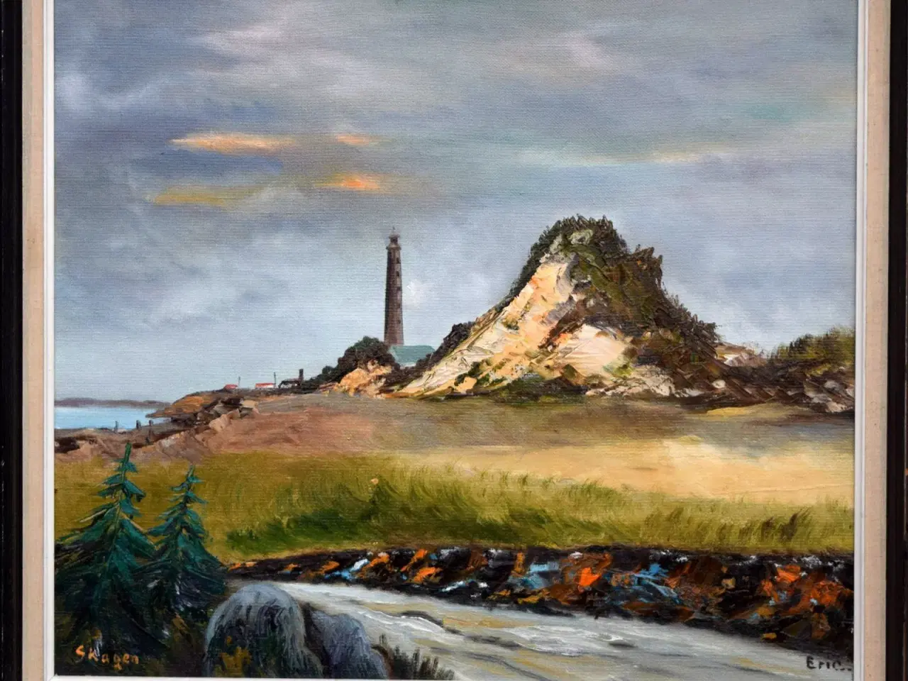 Billede 1 - Skagen-maleri af ubekendt kunstner
