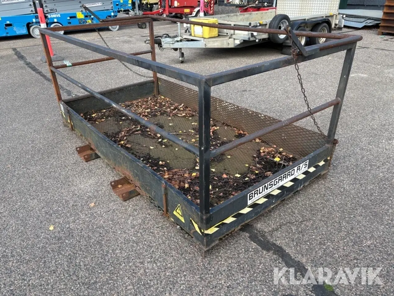 Billede 2 - Mandskabs kurv KIRK Maskinfabrik