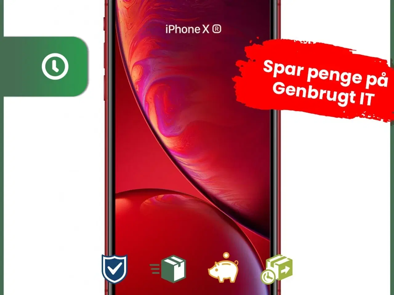 Billede 1 - Apple iPhone XR 64GB (Rød) - Grade C