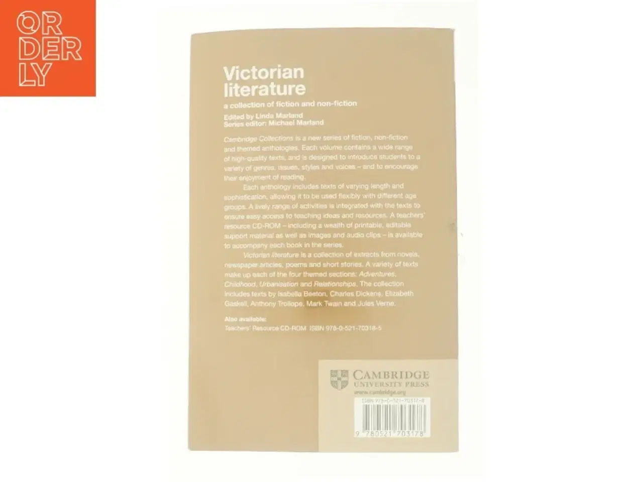 Billede 2 - Victorian Literature: a Collection of Fiction and Non-Fiction af Linda Marland (Bog)