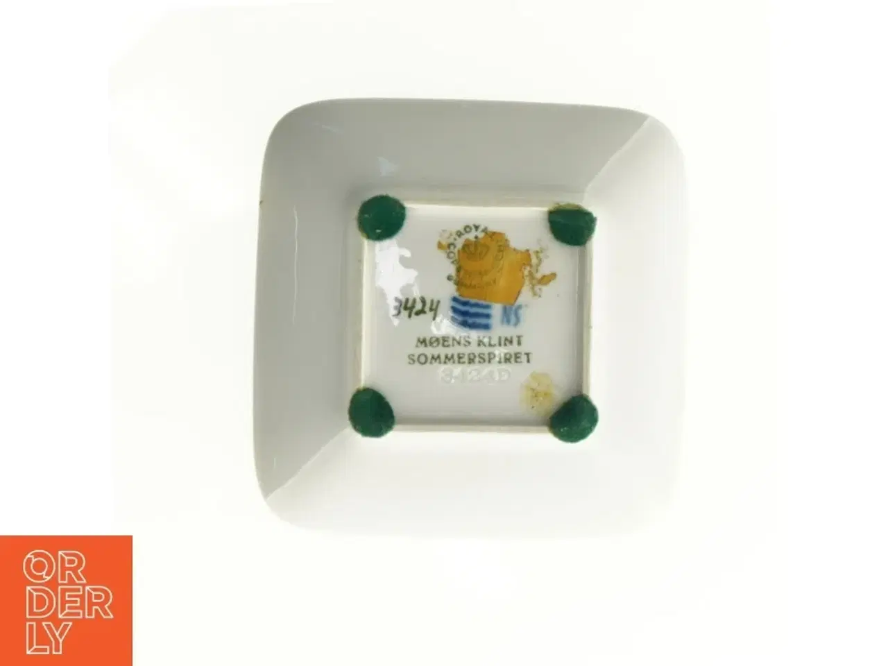 Billede 2 - Lille tallerken, 3424, Møens klint fra Royal Copenhagen (str. 10 x 10 cm)