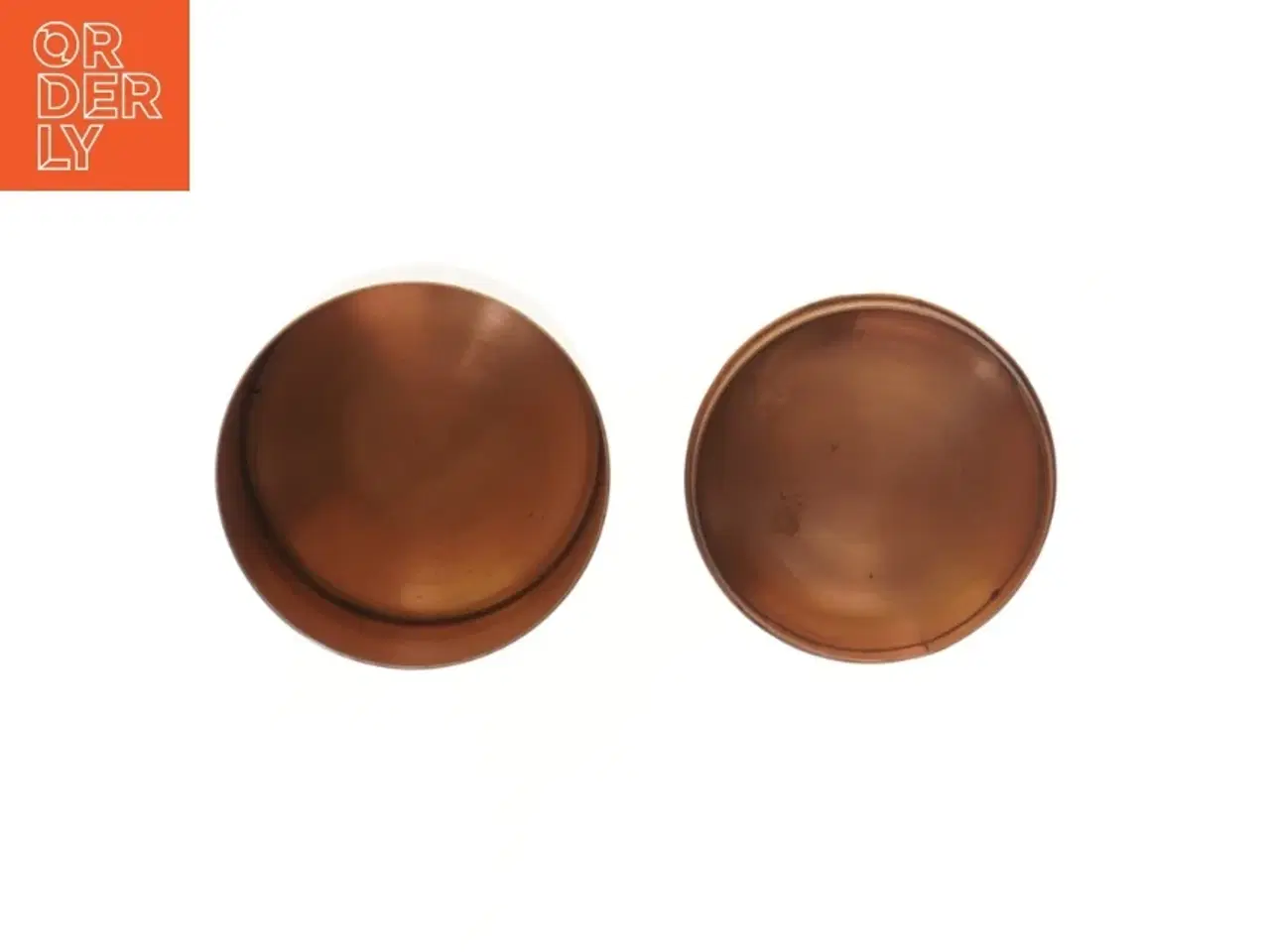 Billede 3 - Rund metalopbevaringsboks (str. Ø 12 cm længde 8,5 cm)