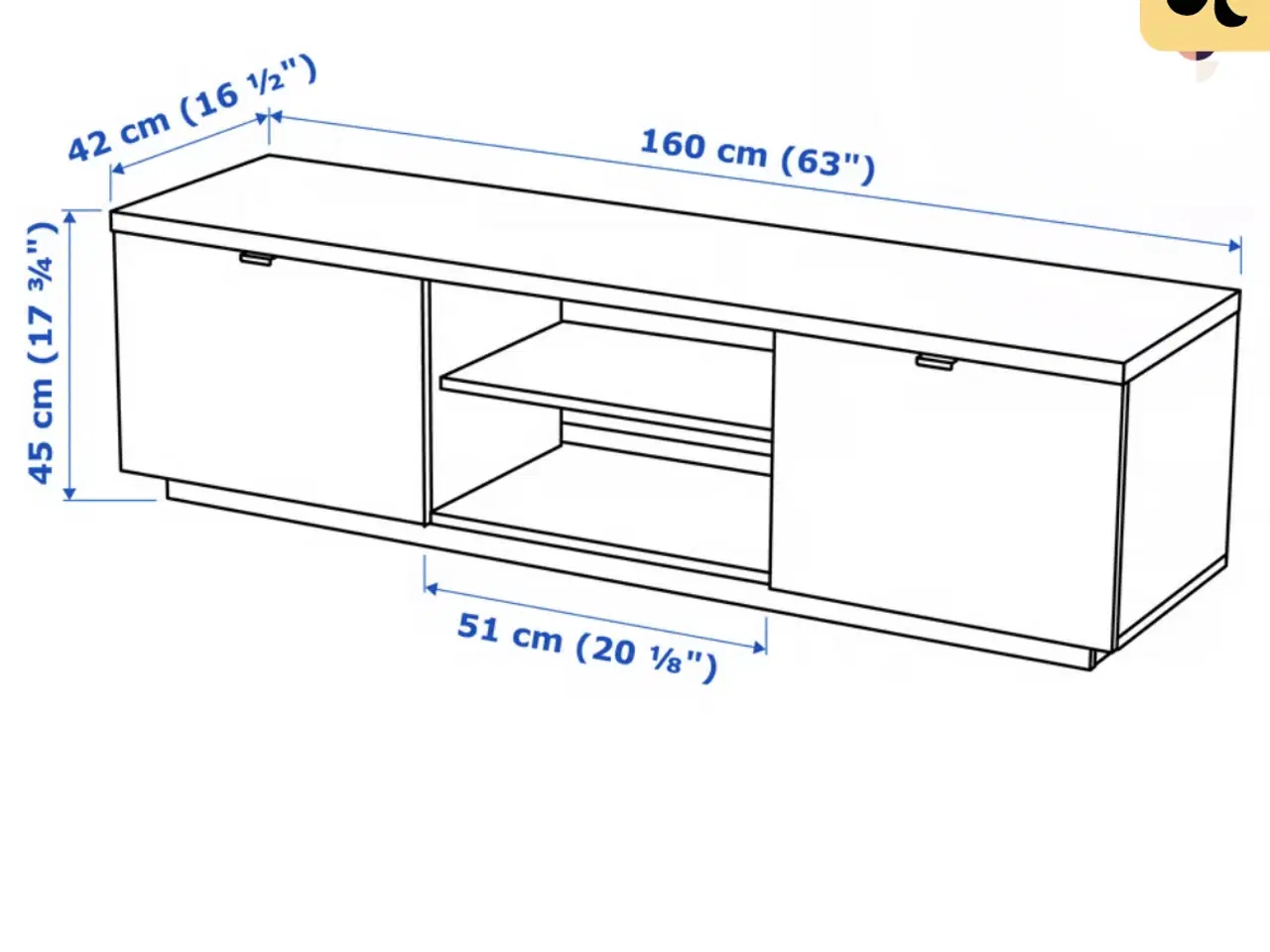 Billede 5 - Ikea TV-bord