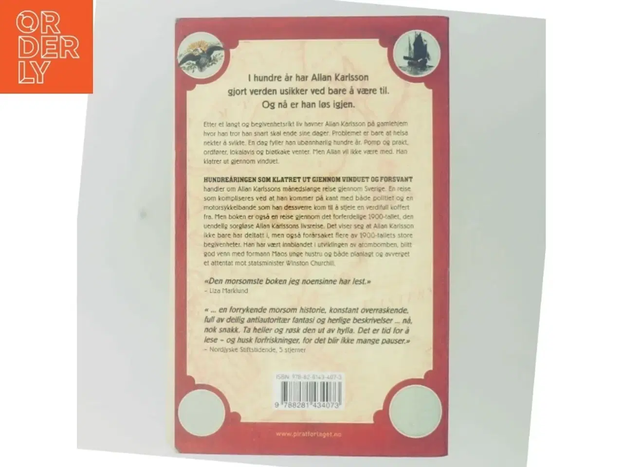 Billede 3 - Hundreåringen som klatret ut gjennom vinduet og forsvant af Jonas Jonasson (Bog)