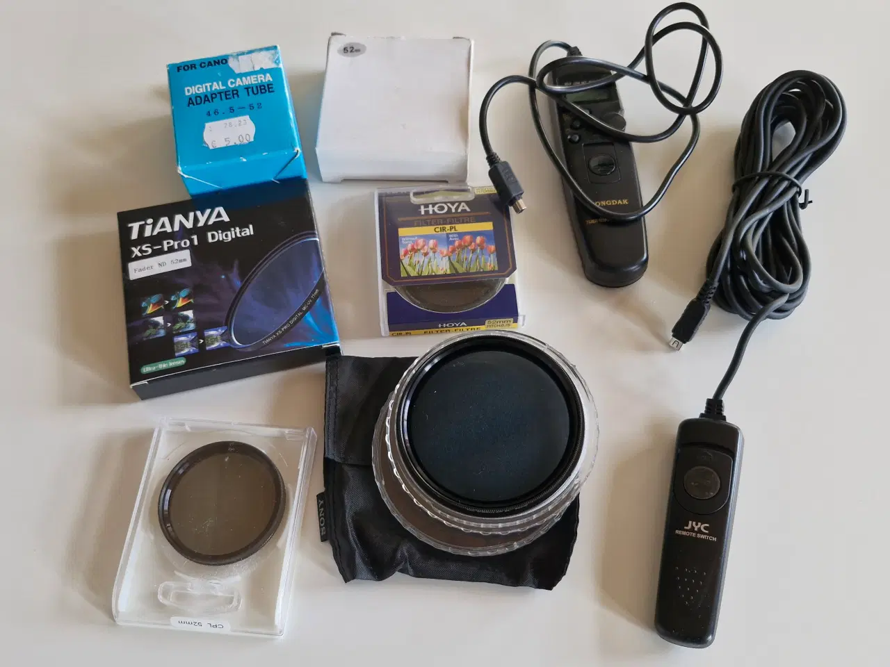 Billede 1 - Diverse foto-filtre og fjernbetjeninger