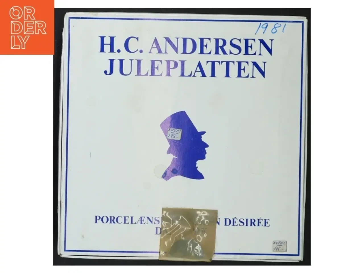 Billede 6 - H.C. Andersen juleplatte 1981 fra Desiree (str. Ø 19 cm)