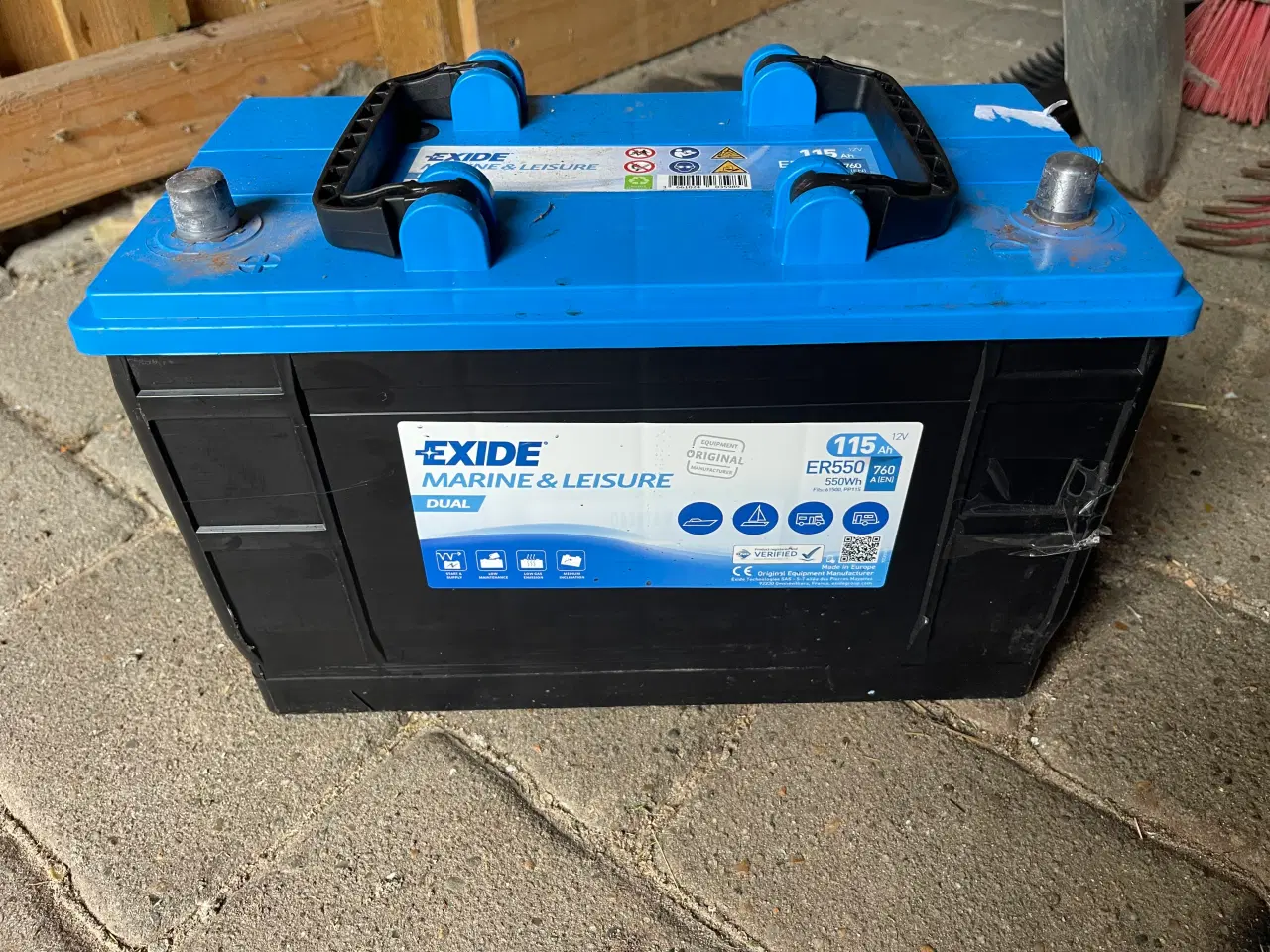 Billede 2 - 115ah 12v bilbatteri