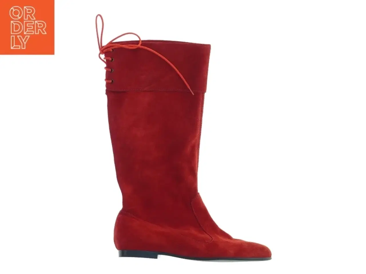 Billede 1 - Lace-up støvler fra Milano (ruskind, str. 38 )