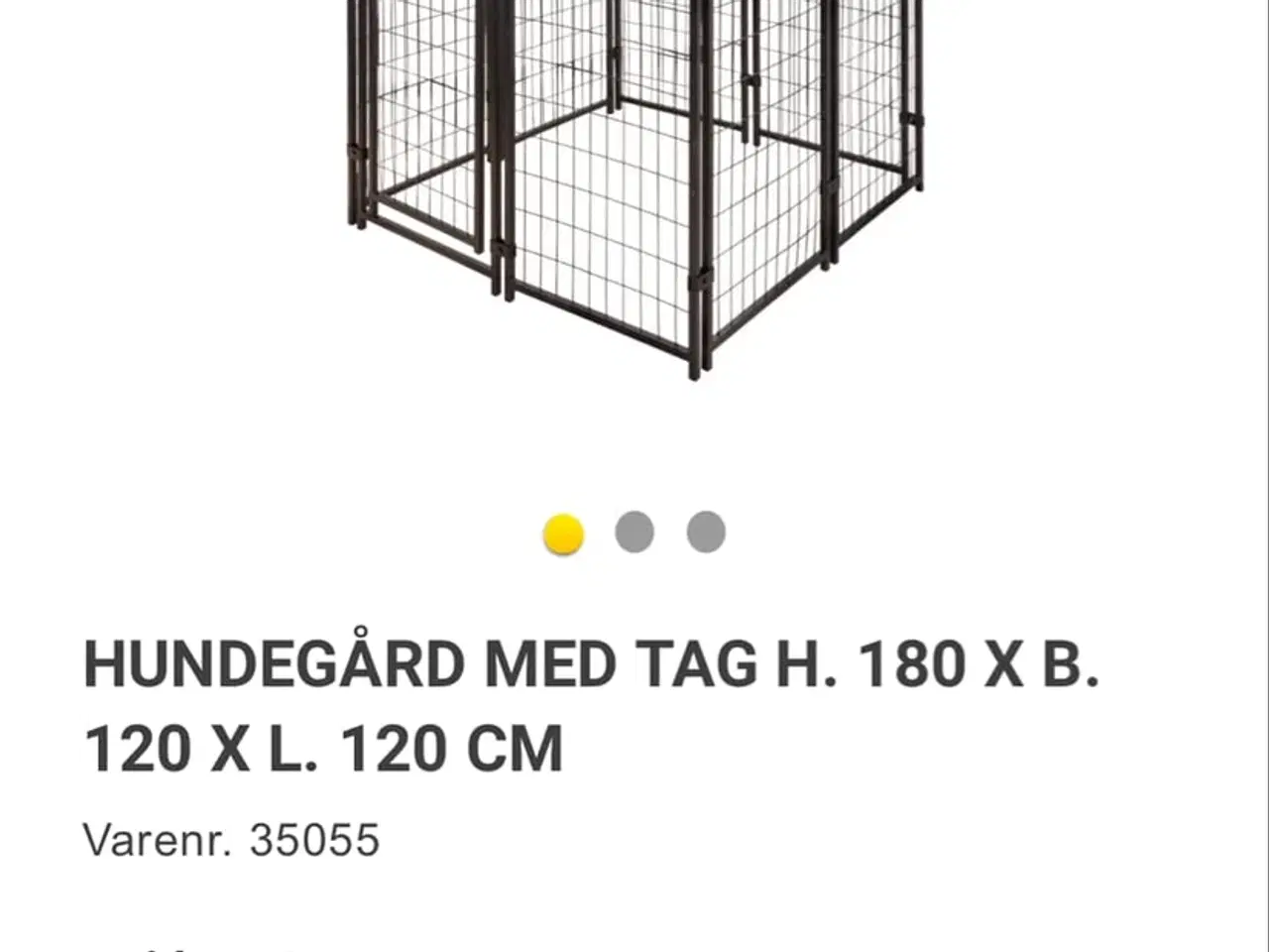 Billede 3 - Løbegård/volier til hund/kat