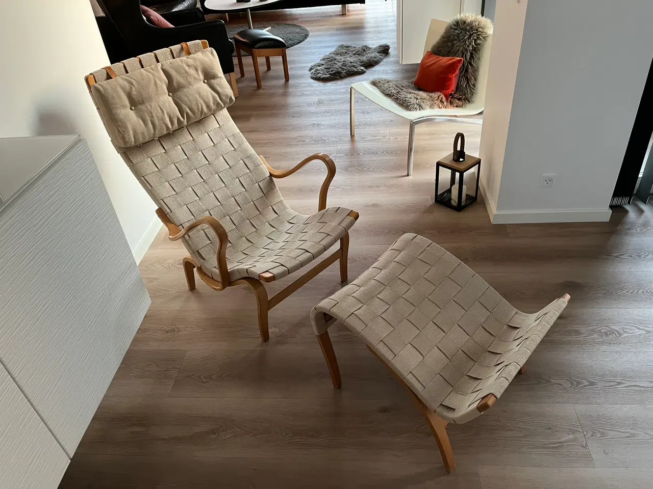 Billede 2 - Bruno Mathsson Mi Pernilla 2 hvilestol m/skammel. 