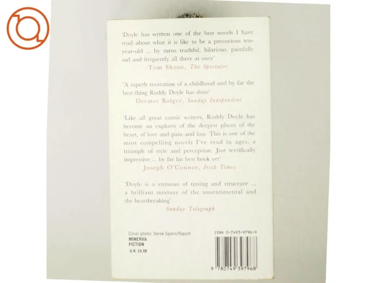 Billede 3 - Paddy Clarke Ha Ha Ha af Roddy Doyle fra Minerva