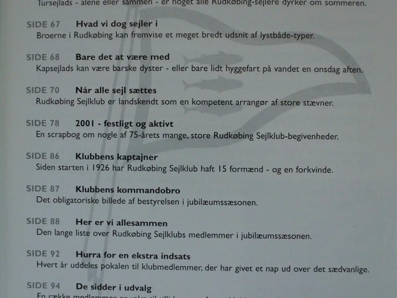 Billede 3 - rudkøbing sejlklub 75 1926-2001, red. af søren sti