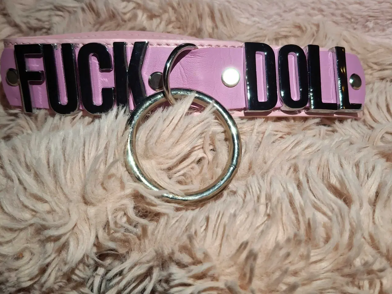 Billede 1 - Custom Made Pink Collar ● FŪ€Ķ ÐÔŁĽ ● Silver color