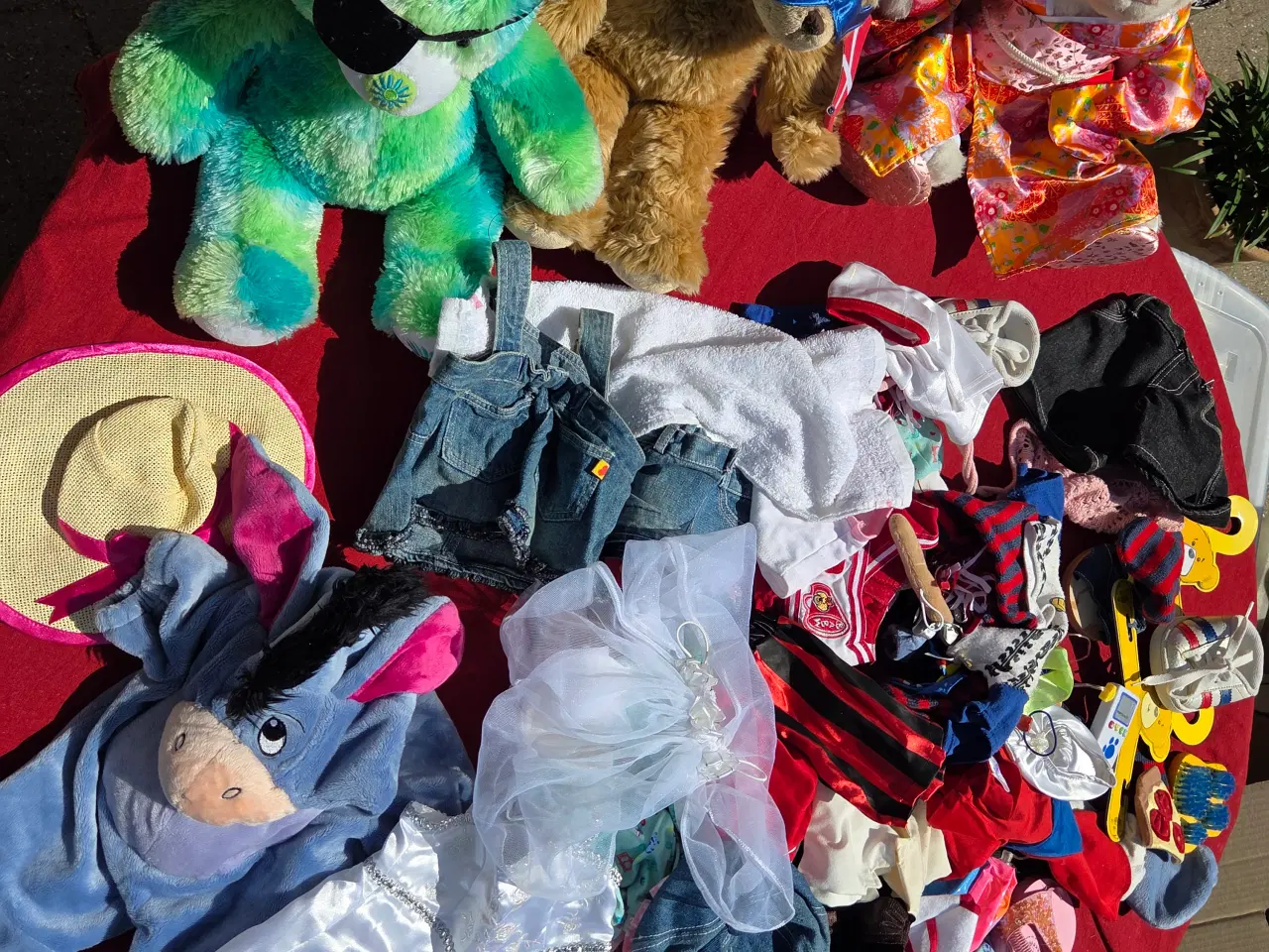 Billede 1 - Build a bear 3 bamser og tøj
