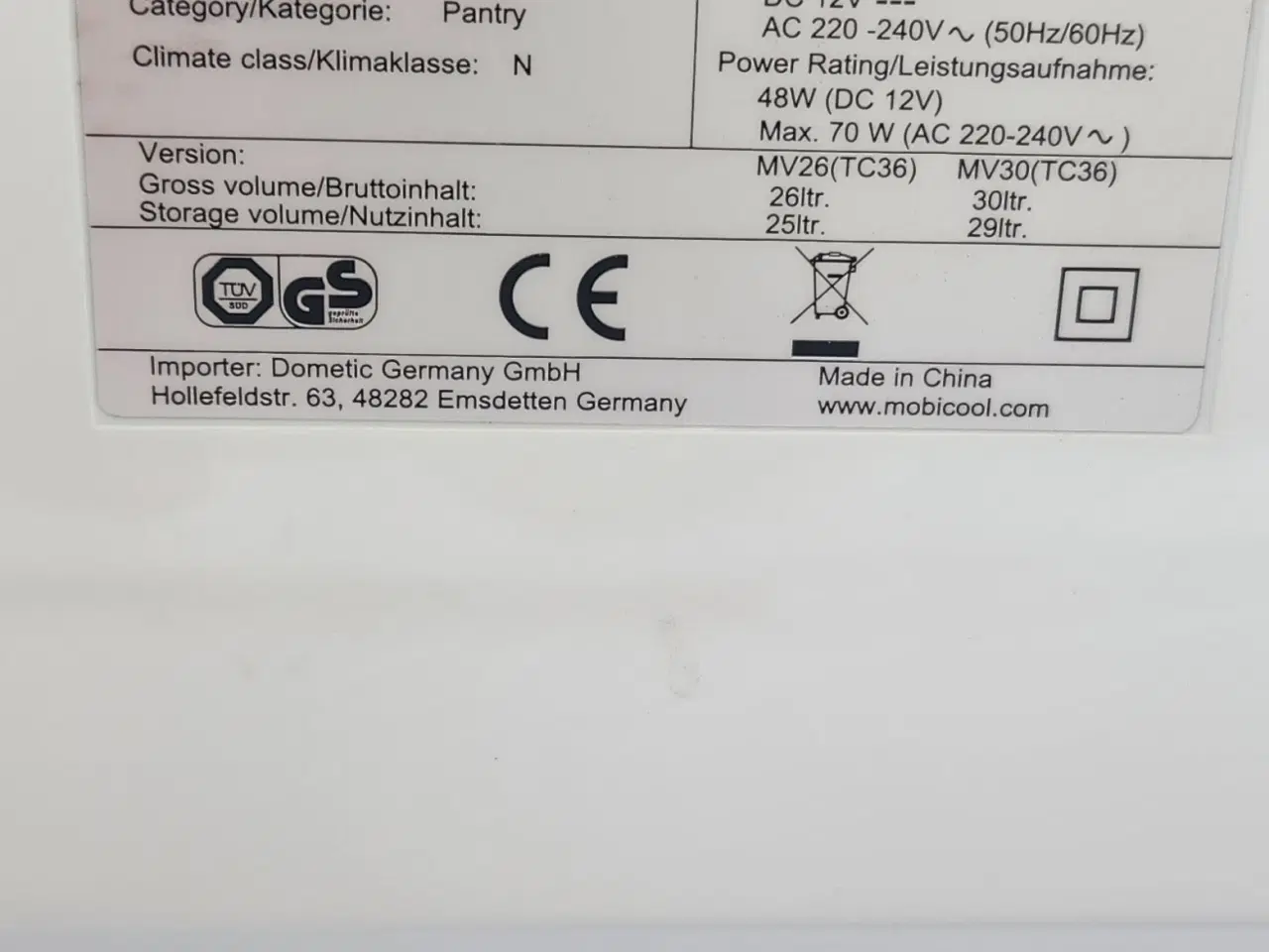 Billede 4 - Elektrisk køleboks str m