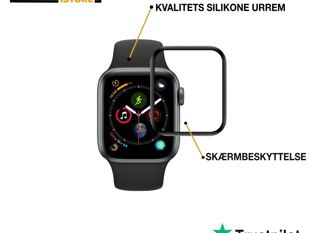 Billede 6 - Skærmbeskyttelse til Apple Watch – Ridse- & Stødsi