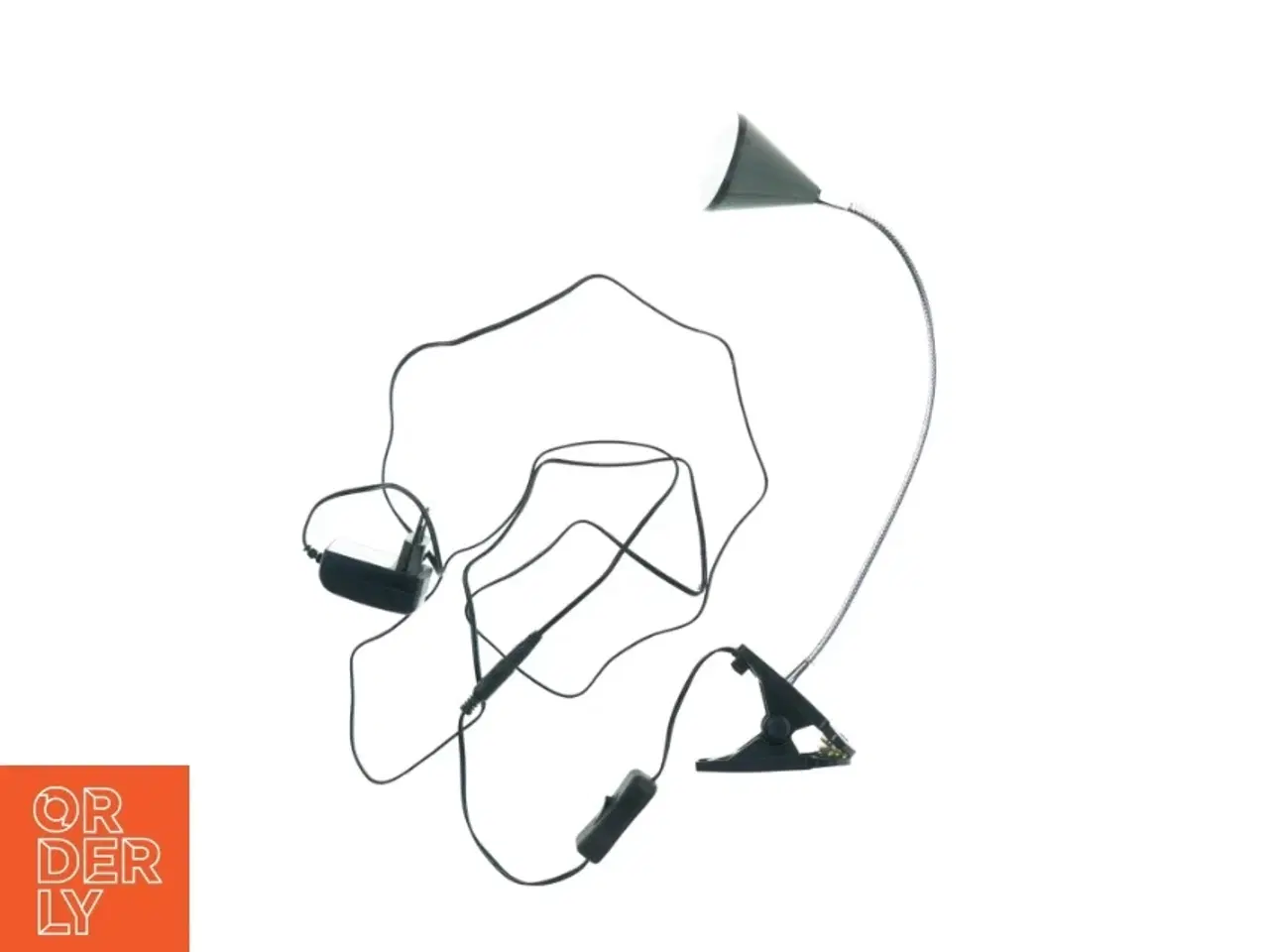 Billede 1 - sengelampe med klips fra Sartano (str. 48 cm)