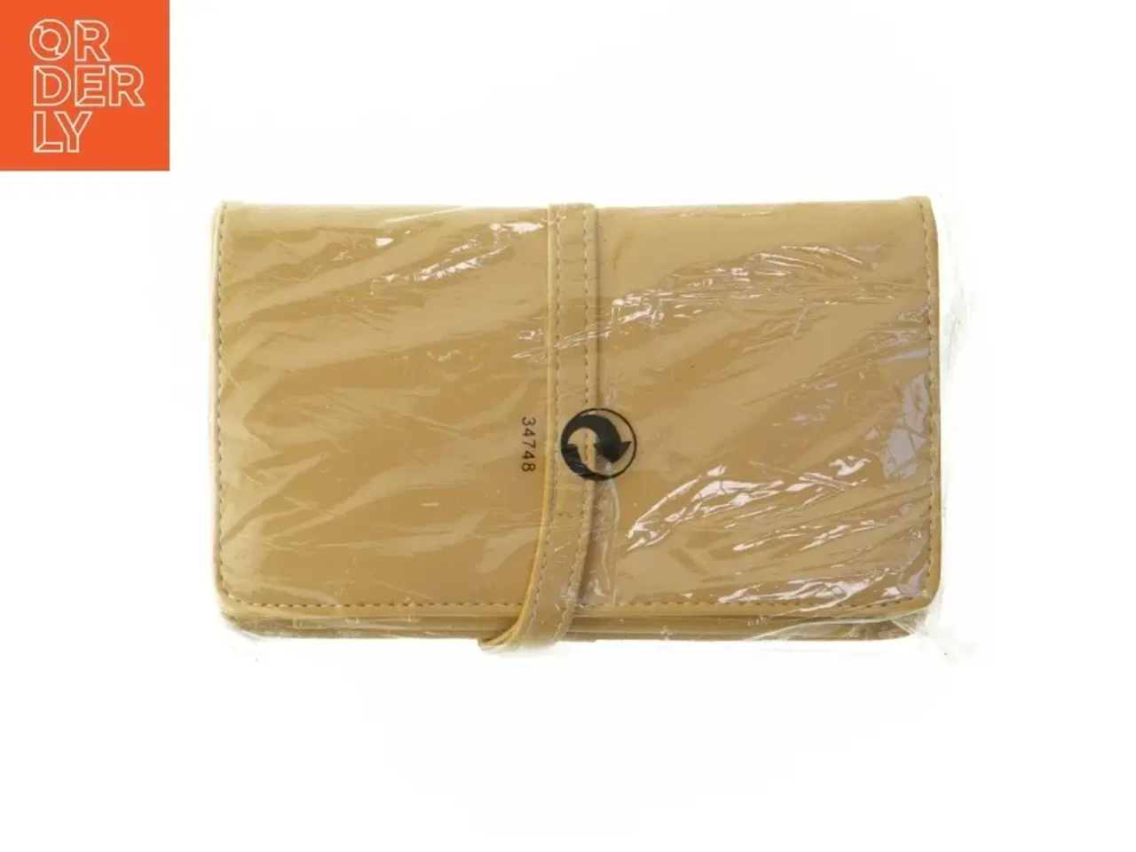 Billede 2 - Beige pung i plastic (str. 19x11 cm)
