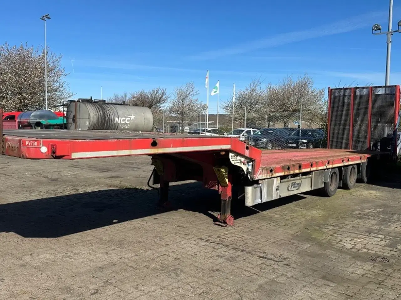 Billede 1 - Fliegl 580 blokvogns trailer