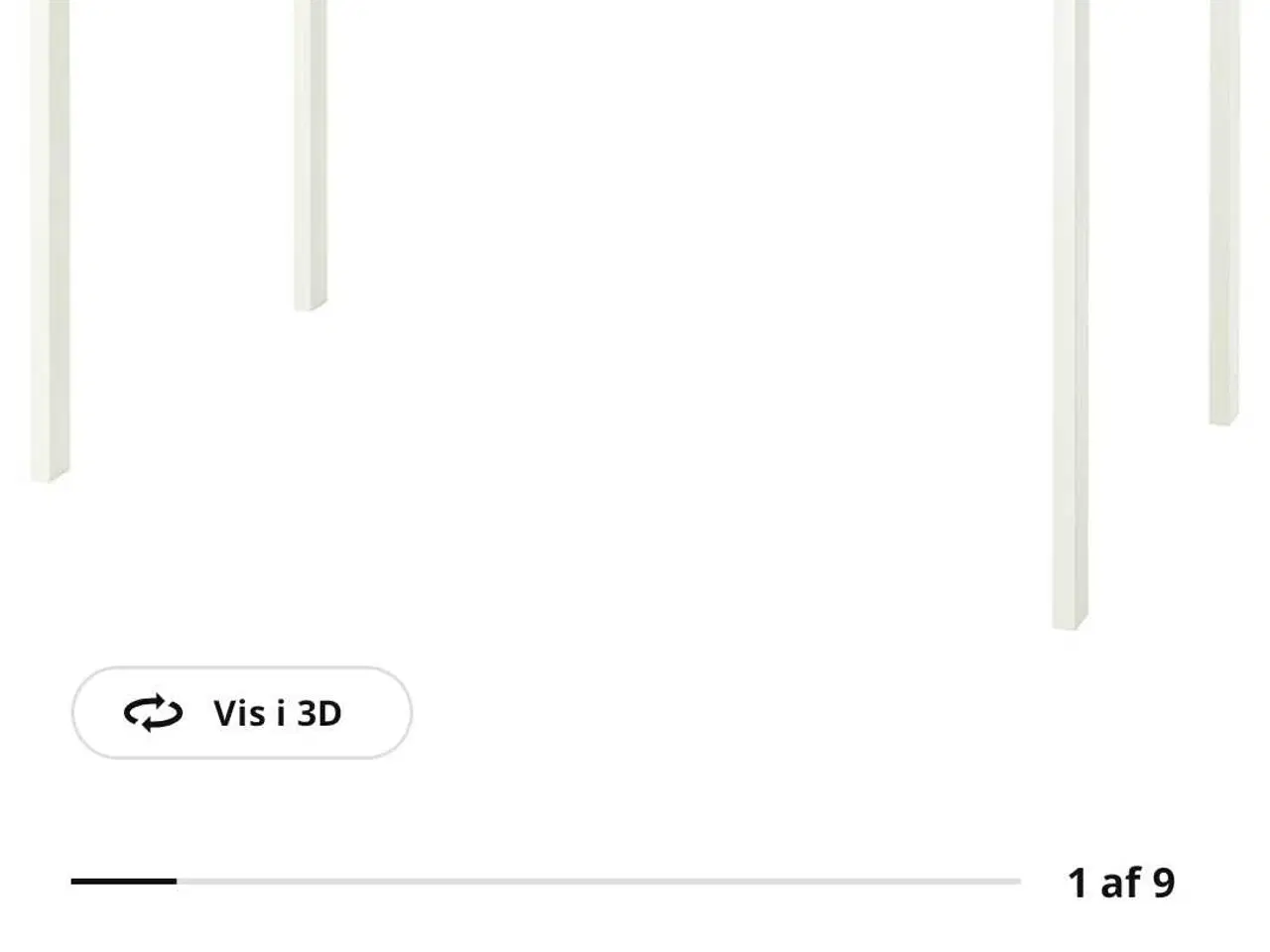 Billede 1 - Spisebord: VIHALS fra IKEA, ubrugt, samlet