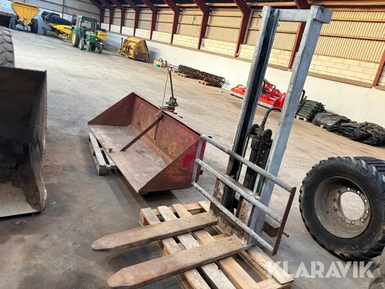 Billede 1 - Lift med pallegaffeler til hydraulik NH