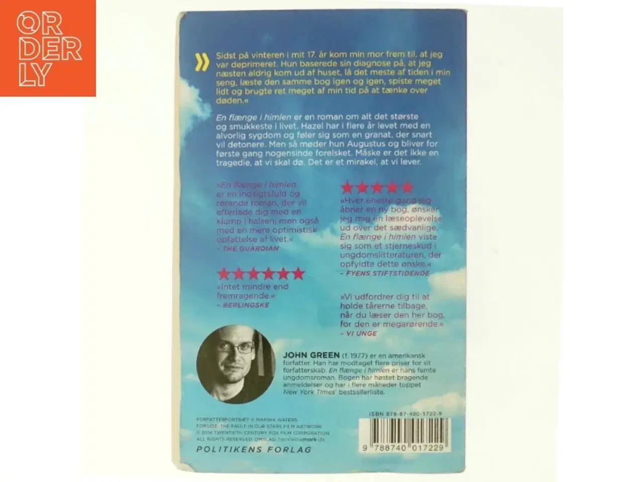 Billede 3 - En flænge i himlen af John Green (f. 1977) (Bog)