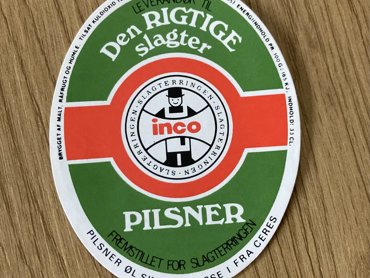 Billede 1 - Ceres – Inco Pilsner (Slagterringene)