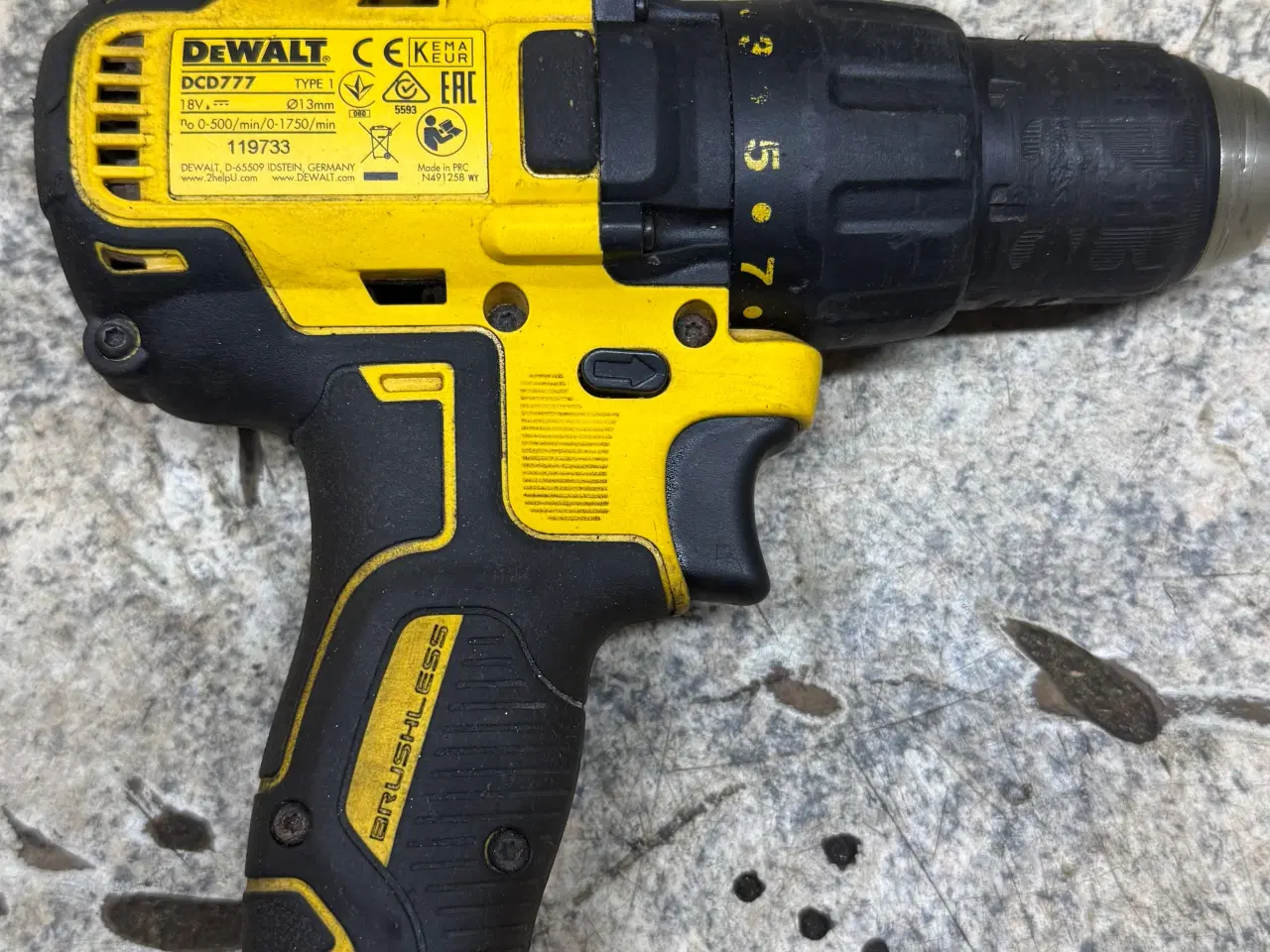 Billede 1 - DeWalt DCD 777 med 3,0 slimline batteri. 