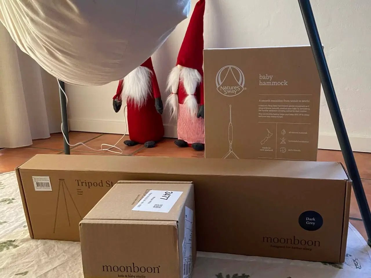 Billede 8 - Moonboon slyngevugge med motor og stativ