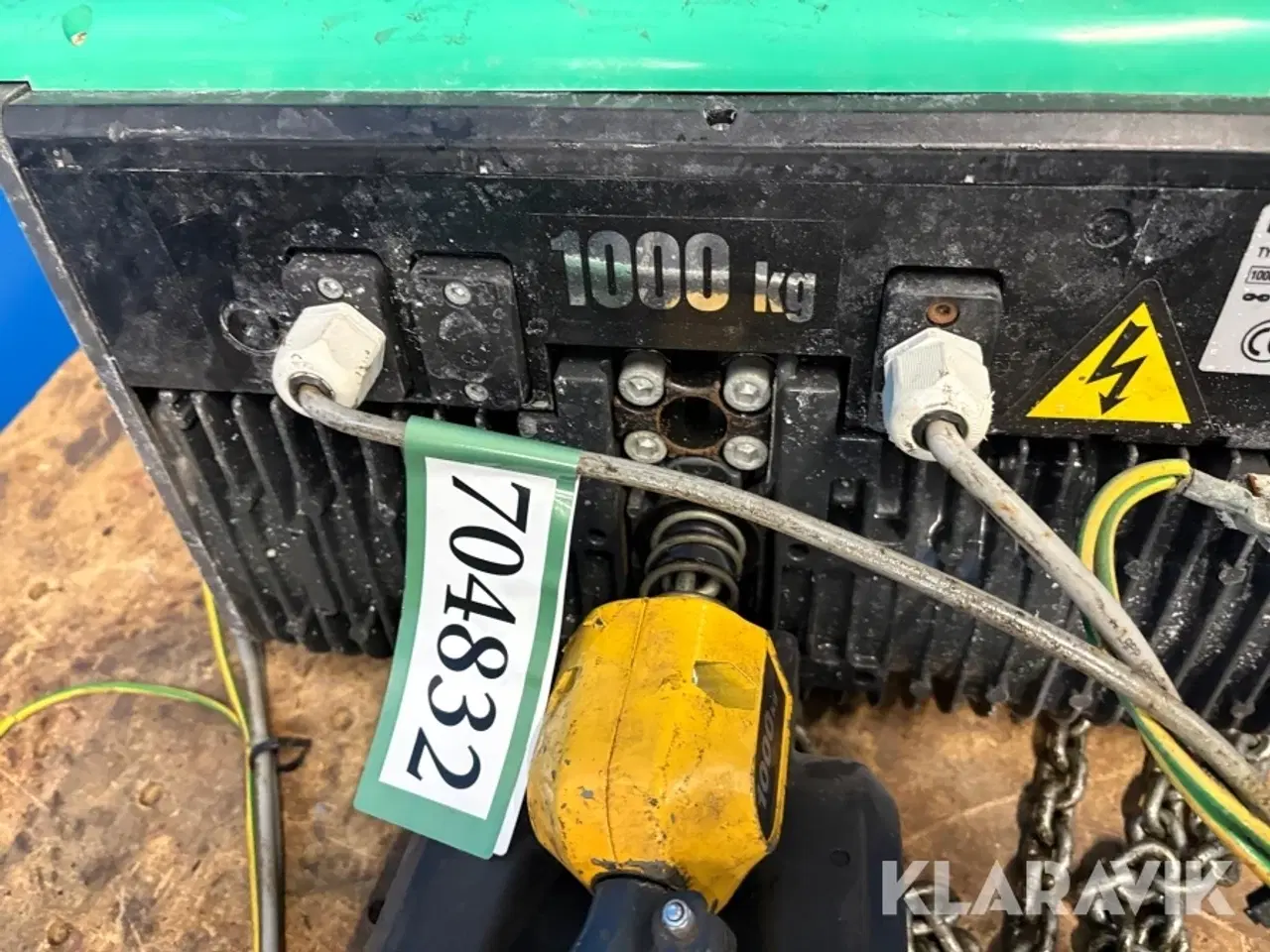 Billede 10 - Kædetalje Verlinde VL101008 B1 elektrisk 1000 kg