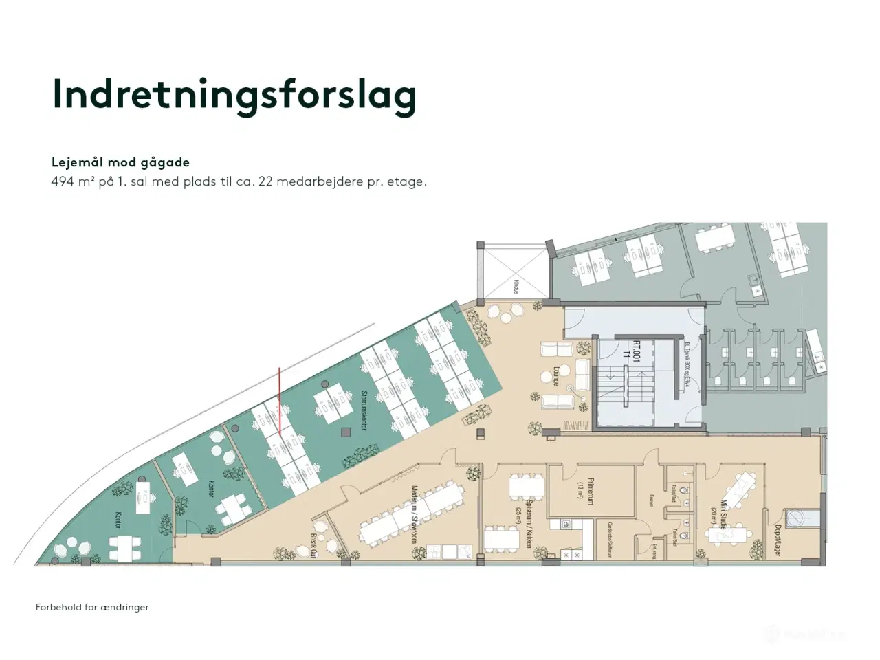 Billede 12 - Moderne og nyistandsatte kontorer centralt i Herlev