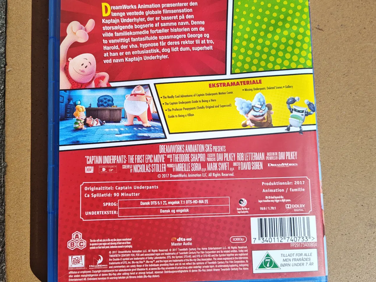 Billede 2 - Filmen om Kaptajn Underhyler BluRay Blu-ray