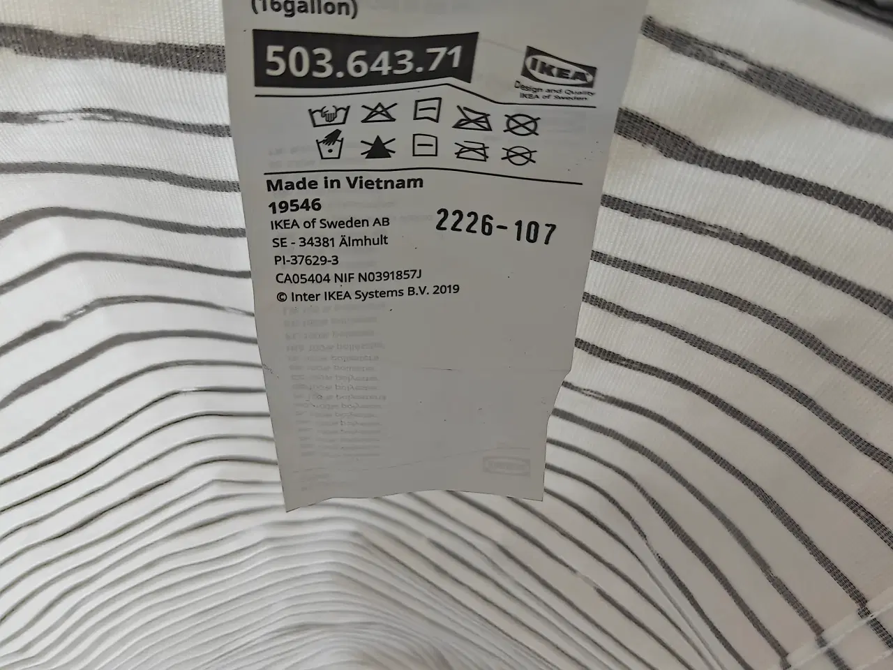 Billede 4 - Ikea KLUNKA Vasketøjspose ny og ubrugt.