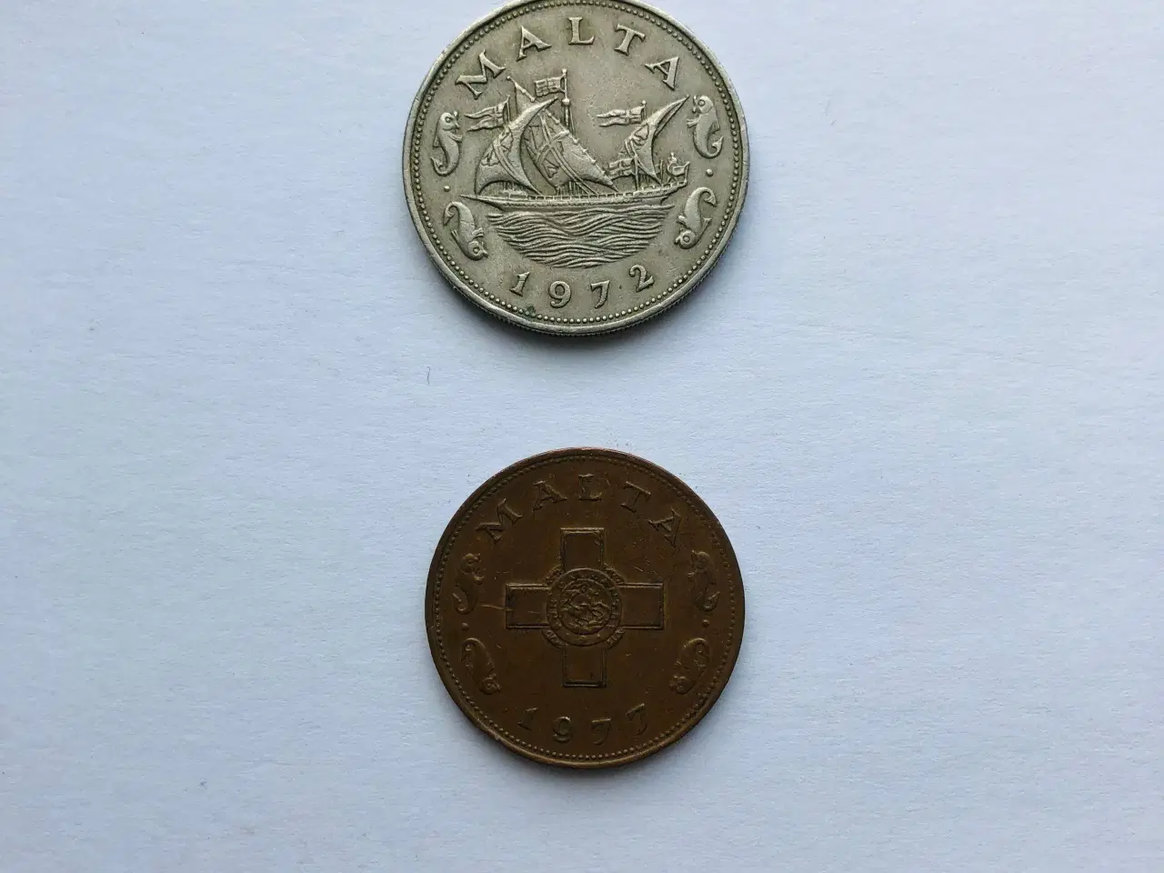 Billede 1 - 2 mønter fra Malta