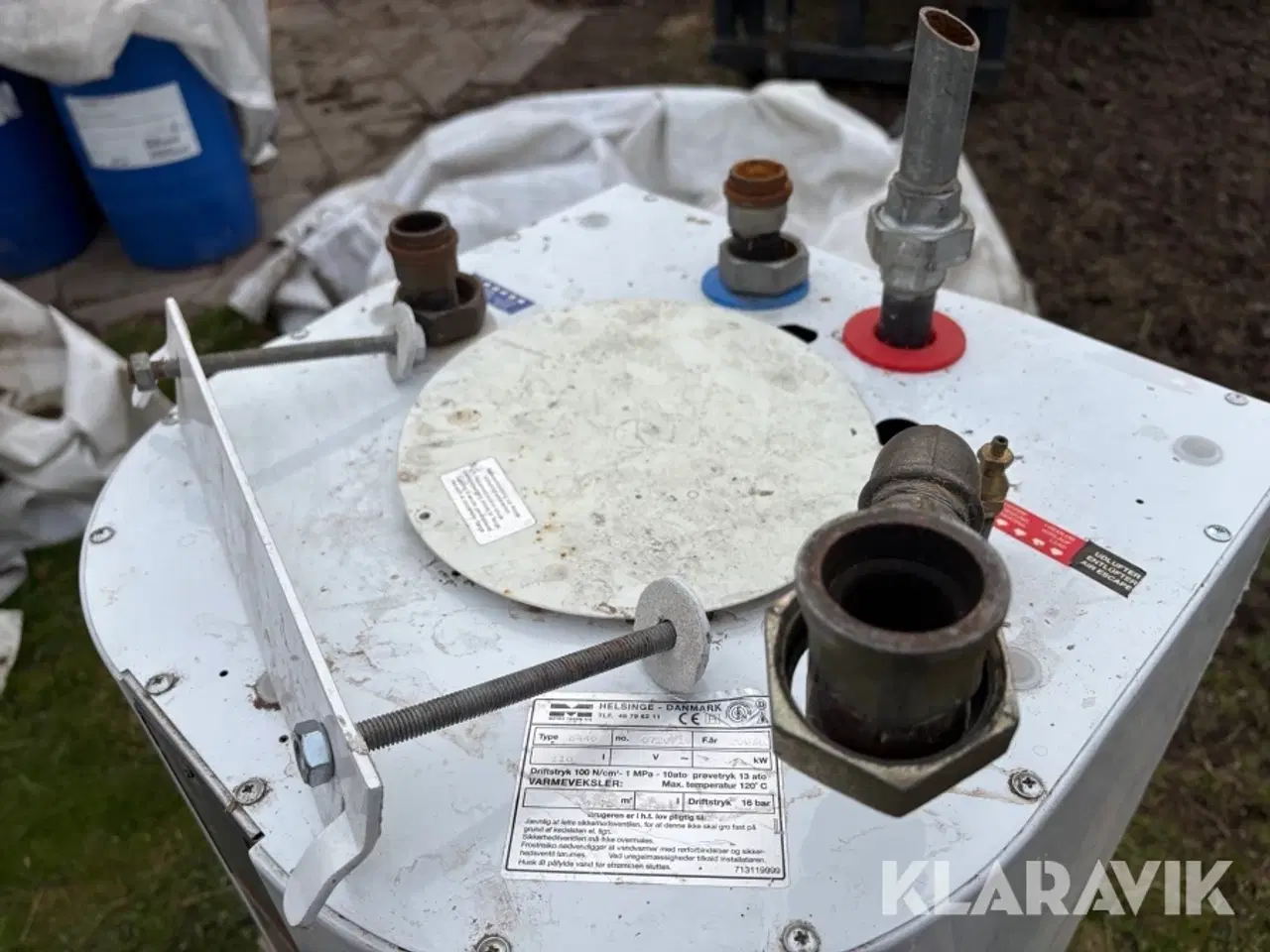 Billede 6 - Varmtvandsbeholder med cirkulationspumper og ekspansionsbeholder Methro Therm, Grundfos og Varem