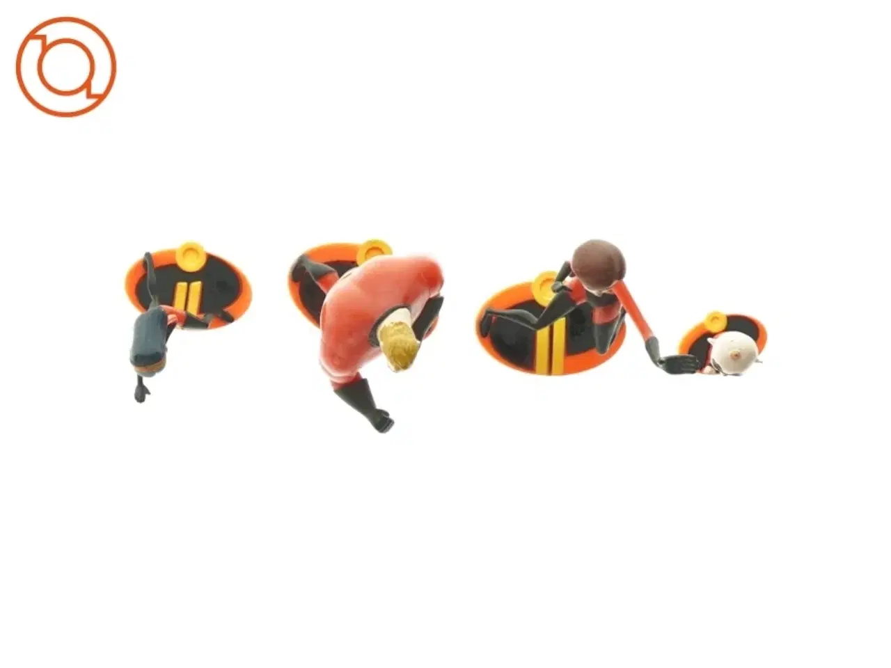 Billede 3 - "De utrolige"-figurer 4 stk. (str. 5 x 4 og 9 x 6 og 12 x 7 og 9 x 5cm)