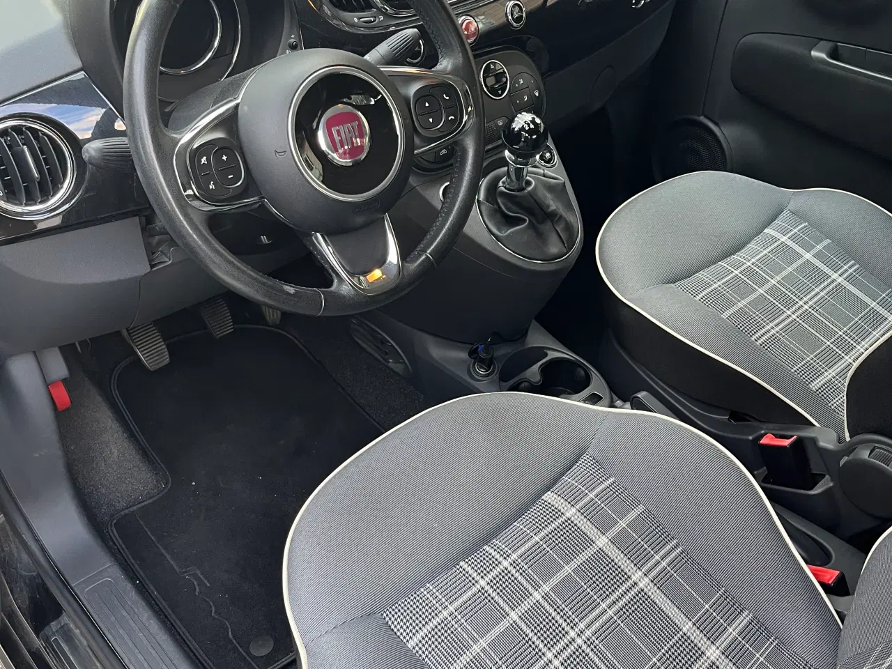 Billede 5 - Nysynet Fiat 500 cabriolet