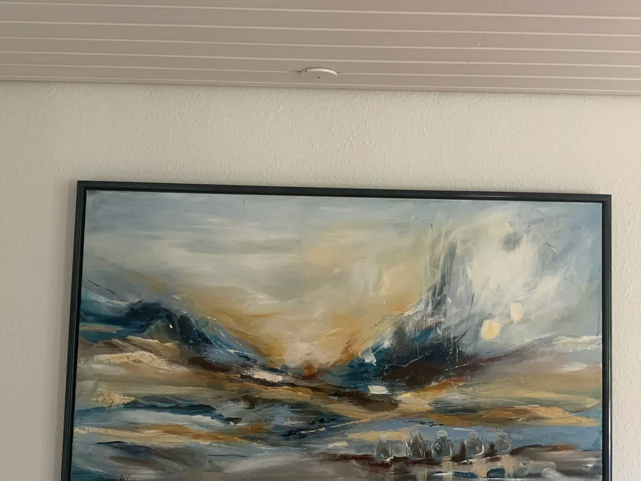 Billede 2 - Ægte maleri, indrammet.