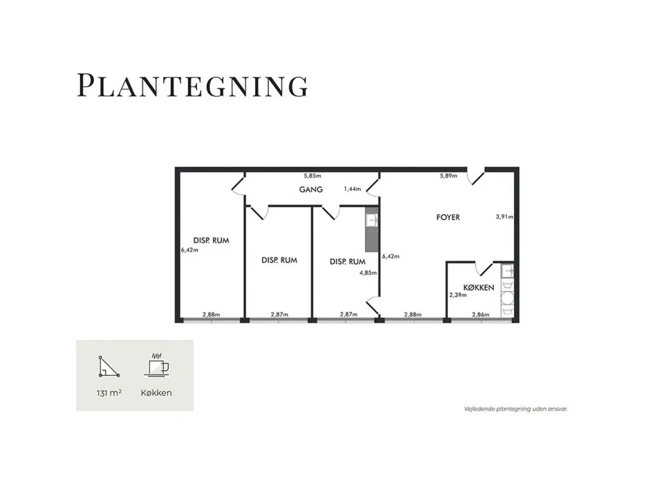 Billede 12 - 131 M² VELEGNET TIL KLINIK. SPECIALLÆGE, KONTOR M.M.